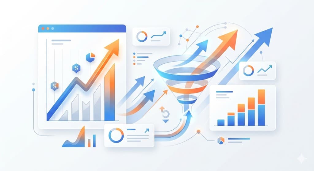 Jak zwiększyć konwersję na stronie internetowej — 7 sprawdzonych sposobów — ilustracja artykułu, blog MMN Agency Nowy Sącz