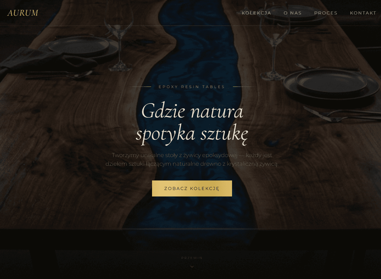 Stoły epoksydowe Epoxy